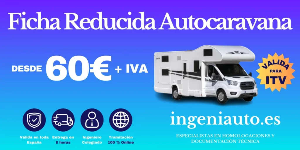 precio ficha reducida autocaravana