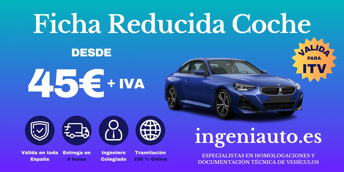 precio ficha reducida coche