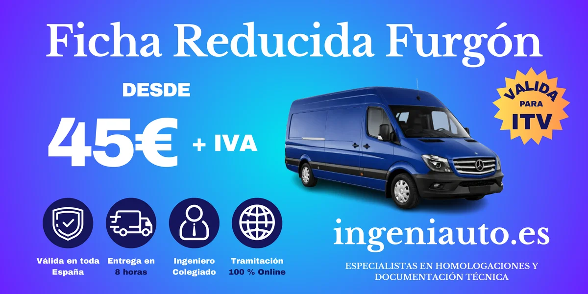 precio ficha reducida furgón